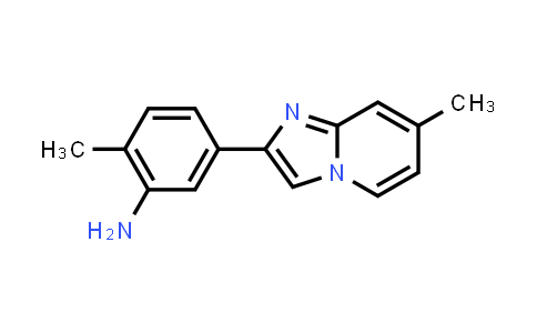 CAS No. 1706454-30-9, 2-Methyl-5-(7-methylimidazo[1,2-a]pyridin-2-yl)aniline