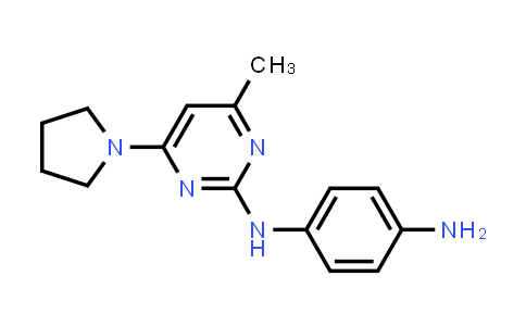CAS No. 1706457-04-6, N1-[4-Methyl-6-(pyrrolidin-1-yl)pyrimidin-2-yl]benzene-1,4-diamine