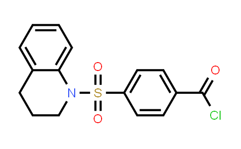 CAS No. 1706462-03-4, 4-((3,4-Dihydroquinolin-1(2H)-yl)sulfonyl)benzoyl chloride