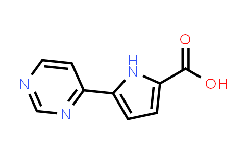 CAS No. 1706469-35-3, 5-(Pyrimidin-4-yl)-1H-pyrrole-2-carboxylic acid