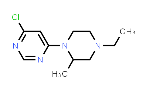 1707361-49-6 | 4-Chloro-6-(4-ethyl-2-methylpiperazin-1-yl)pyrimidine