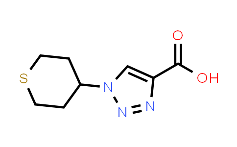CAS No. 1707734-97-1, 1-(Tetrahydro-2H-thiopyran-4-yl)-1H-1,2,3-triazole-4-carboxylic acid