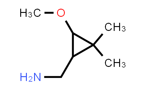 CAS No. 1708160-45-5, (3-Methoxy-2,2-dimethylcyclopropyl)methanamine