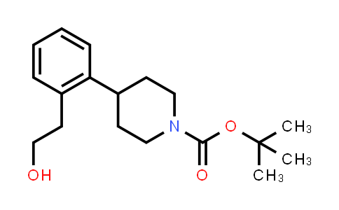 CAS No. 170837-78-2, tert-Butyl 4-(2-(2-hydroxyethyl)phenyl)piperidine-1-carboxylate