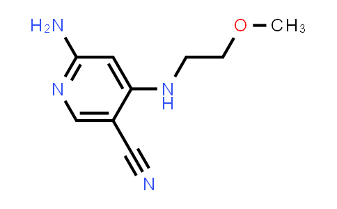 1708975-10-3 | 6-Amino-4-((2-methoxyethyl)amino)nicotinonitrile