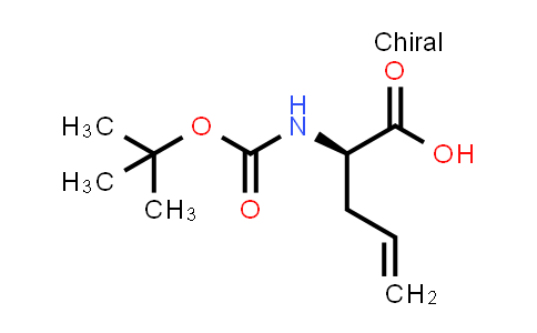 CAS No. 170899-08-8, (R)-2-((tert-Butoxycarbonyl)amino)pent-4-enoic acid