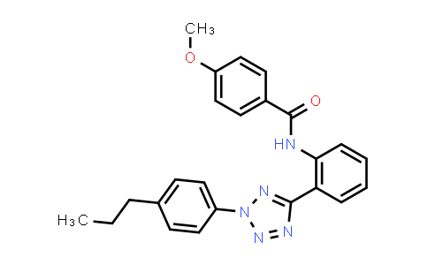 MC531181 | 1709856-28-9 | Benzamide, 4-methoxy-N-[2-[2-(4-propylphenyl)-2H-tetrazol-5-yl]phenyl]-