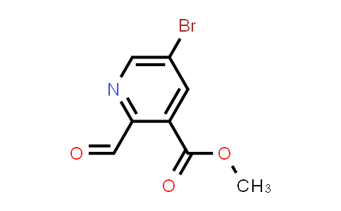 CAS No. 1710703-03-9, Methyl 5-bromo-2-formylpyridine-3-carboxylate