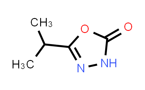 CAS No. 1711-88-2, 5-Isopropyl-1,3,4-oxadiazol-2(3H)-one