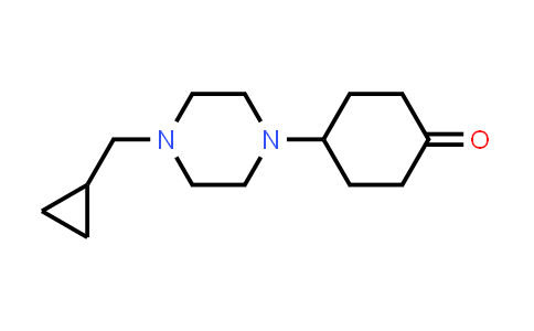 CAS No. 1711278-69-1, 4-[4-(cyclopropylmethyl)-1-piperazinyl]-cyclohexanone