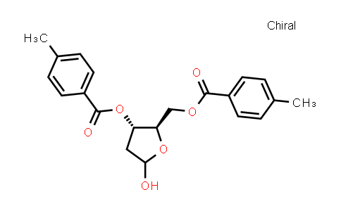 CAS No. 17117-72-5, (2R,3S)-5-Hydroxy-2-(((4-methylbenzoyl)oxy)methyl)tetrahydrofuran-3-yl 4-methylbenzoate