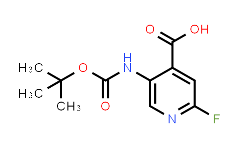 CAS No. 171178-42-0, 5-((tert-Butoxycarbonyl)amino)-2-fluoroisonicotinic acid