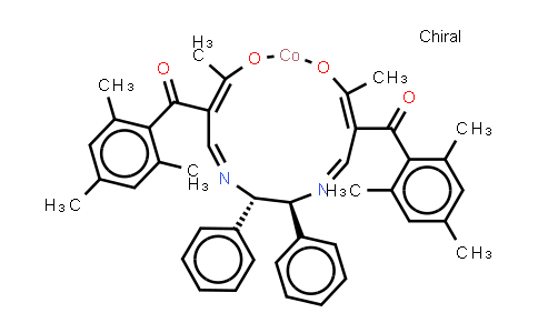 CAS No. 171200-71-8, (1S,2S)-N,N'-Bis[3-oxo-2-(2,4,6-trimethylbenzoyl)butylidene]-1,2-diphenylethylenediaminato cobalt(II)