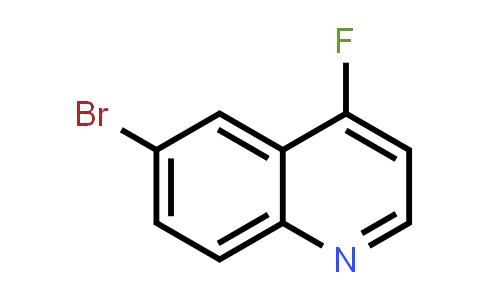 CAS No. 1713240-89-1, 6-Bromo-4-fluoroquinoline