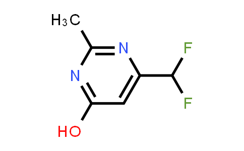 CAS No. 1713477-40-7, 6-(Difluoromethyl)-2-methylpyrimidin-4-ol