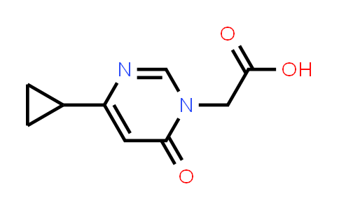 CAS No. 1713714-07-8, 2-(4-Cyclopropyl-6-oxopyrimidin-1(6H)-yl)acetic acid