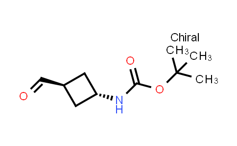 CAS No. 171549-92-1, tert-Butyl (trans-3-formylcyclobutyl)carbamate