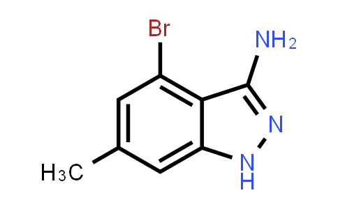 CAS No. 1715912-97-2, 4-Bromo-6-methyl-1H-indazol-3-amine