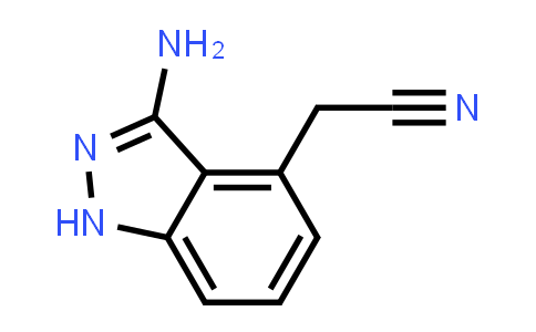 CAS No. 1715913-20-4, 2-(3-Amino-1H-indazol-4-yl)acetonitrile
