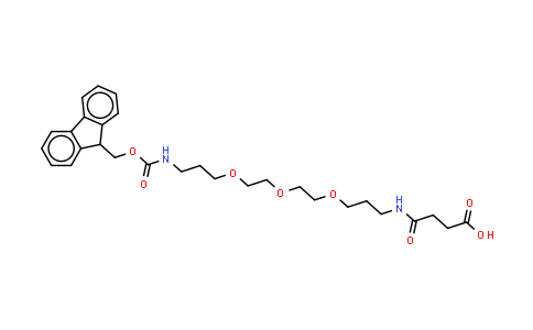 CAS No. 172089-14-4, N-Fmoc-N-succinyl-4,7,10-trioxa-1,13-tridecanediamine