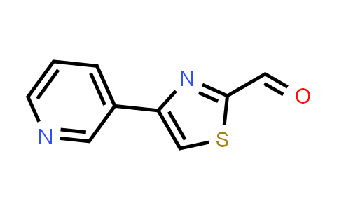 CAS No. 172678-91-0, 4-(Pyridin-3-yl)thiazole-2-carbaldehyde