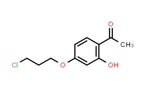 CAS No. 172739-45-6, 1-(4-(3-Chloropropoxy)-2-hydroxyphenyl)ethan-1-one