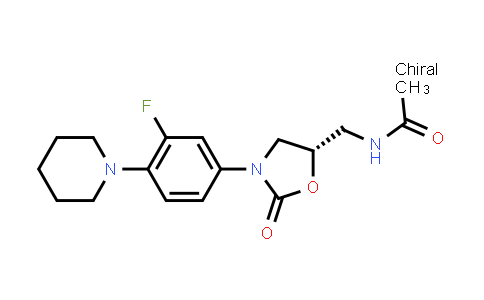 MC531484 | 172966-48-2 | N-[[(5S)-3-[3-Fluoro-4-(1-piperidinyl)phenyl]-2-oxo-5-oxazolidinyl]methyl]acetamide