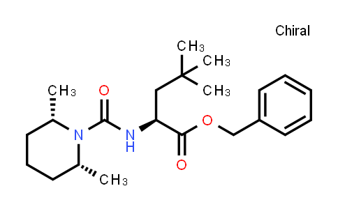 CAS No. 173204-45-0, L-Leucine, N-[(2,6-dimethyl-1-piperidinyl)carbonyl]-4-methyl-, phenylmethyl ester, cis- (9CI)