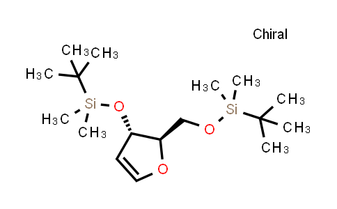 173327-56-5 | 1,4-Anhydro-3,5-bis-O-(tert-butyldimethylsilyl)2-deoxy-D-erythro-pent-1-enitol