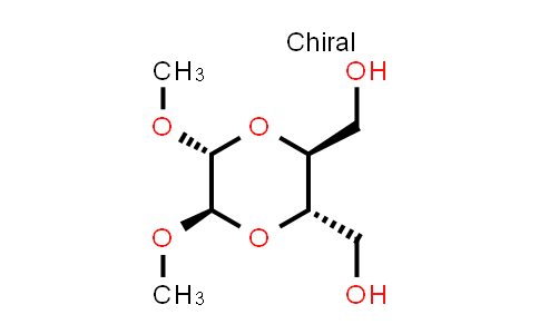 CAS No. 173371-55-6, ((2S,3S,5R,6R)-5,6-Dimethoxy-1,4-dioxane-2,3-diyl)dimethanol
