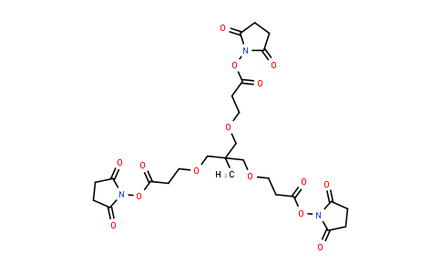 CAS No. 173414-89-6, m-C-tri(CH2-PEG1-NHS ester)