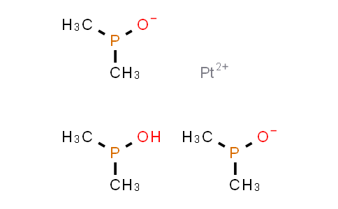 CAS No. 173416-05-2, Hydrido(dimethylphosphinous acid-kP)[hydrogen bis(dimethylphosphinito-kP)]platinum(II)