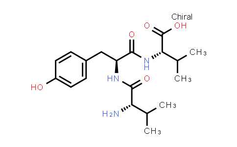 CAS No. 17355-22-5, (S)-2-((S)-2-((S)-2-Amino-3-methylbutanamido)-3-(4-hydroxyphenyl)propanamido)-3-methylbutanoic acid