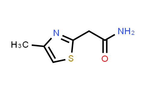 CAS No. 173739-73-6, 2-(4-Methyl-1,3-thiazol-2-yl)acetamide