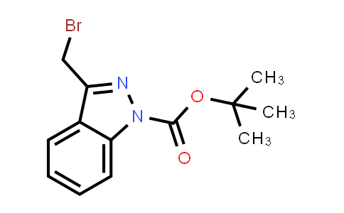 CAS No. 174180-42-8, tert-Butyl 3-(bromomethyl)-1H-indazole-1-carboxylate