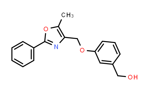 CAS No. 174258-31-2, Benzenemethanol, 3-[(5-methyl-2-phenyl-4-oxazolyl)methoxy]-