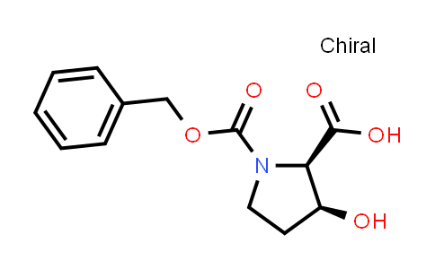 CAS No. 174389-11-8, (2R,3S)-1-[(Benzyloxy)carbonyl]-3-hydroxypyrrolidine-2-carboxylic acid