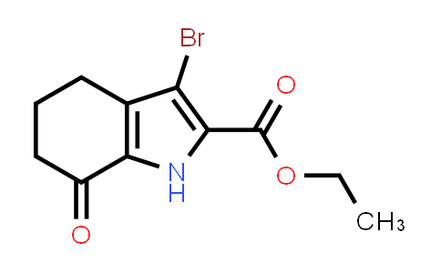 CAS No. 174504-72-4, Ethyl 3-bromo-7-oxo-4,5,6,7-tetrahydro-1H-indole-2-carboxylate