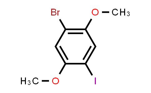 CAS No. 174518-82-2, 1-Bromo-4-iodo-2,5-dimethoxybenzene