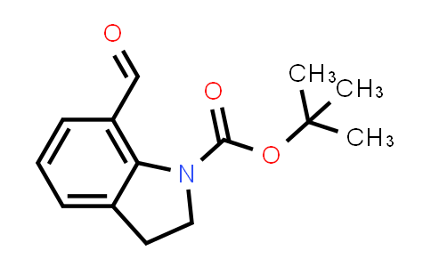 CAS No. 174539-67-4, tert-Butyl 7-formylindoline-1-carboxylate