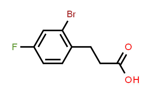 CAS No. 174603-55-5, 3-(2-Bromo-4-fluorophenyl)propanoic acid