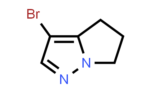 CAS No. 174790-35-3, 3-Bromo-5,6-dihydro-4H-pyrrolo[1,2-b]pyrazole