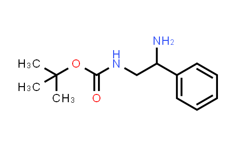 CAS No. 174885-99-5, tert-Butyl N-(2-amino-2-phenylethyl)carbamate
