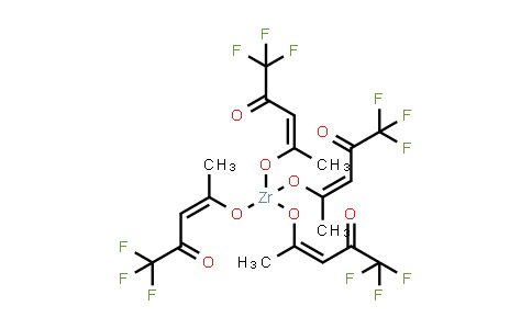 CAS No. 17499-68-2, Tetrakis(trifluoro-2,4-pentanedionato)zirconium(IV)