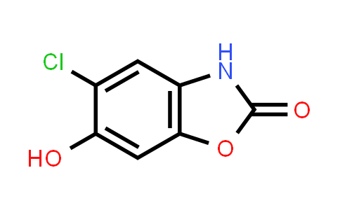 CAS No. 1750-45-4, 5-Chloro-6-hydroxybenzo[d]oxazol-2(3H)-one
