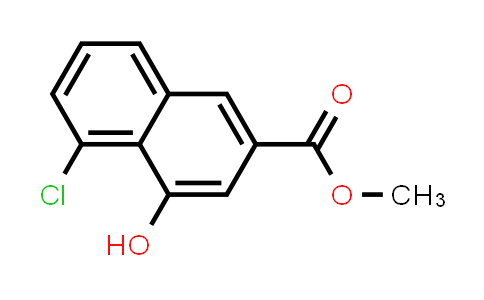 CAS No. 175161-39-4, 2-Naphthalenecarboxylic acid, 5-chloro-4-hydroxy-, methyl ester