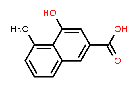 CAS No. 175161-44-1, 2-Naphthalenecarboxylic acid, 4-hydroxy-5-methyl-
