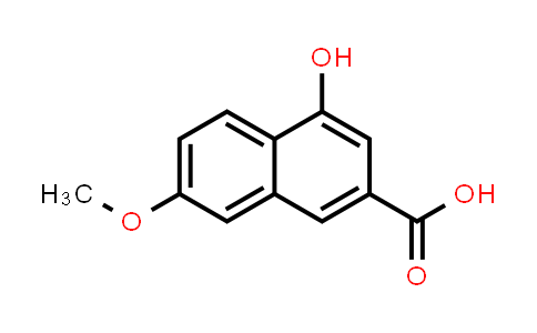 CAS No. 175161-45-2, 2-Naphthalenecarboxylic acid, 4-hydroxy-7-methoxy-