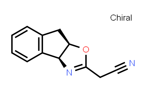 CAS No. 175166-50-4, 2-((3aS,8aR)-3a,8a-dihydro-8H-indeno[1,2-d]oxazol-2-yl)acetonitrile