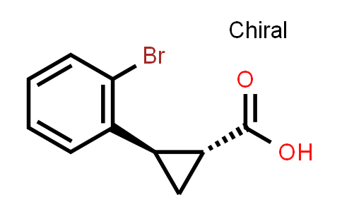 CAS No. 175168-70-4, rel-(1R,2R)-2-(2-Bromophenyl)cyclopropane-1-carboxylic acid